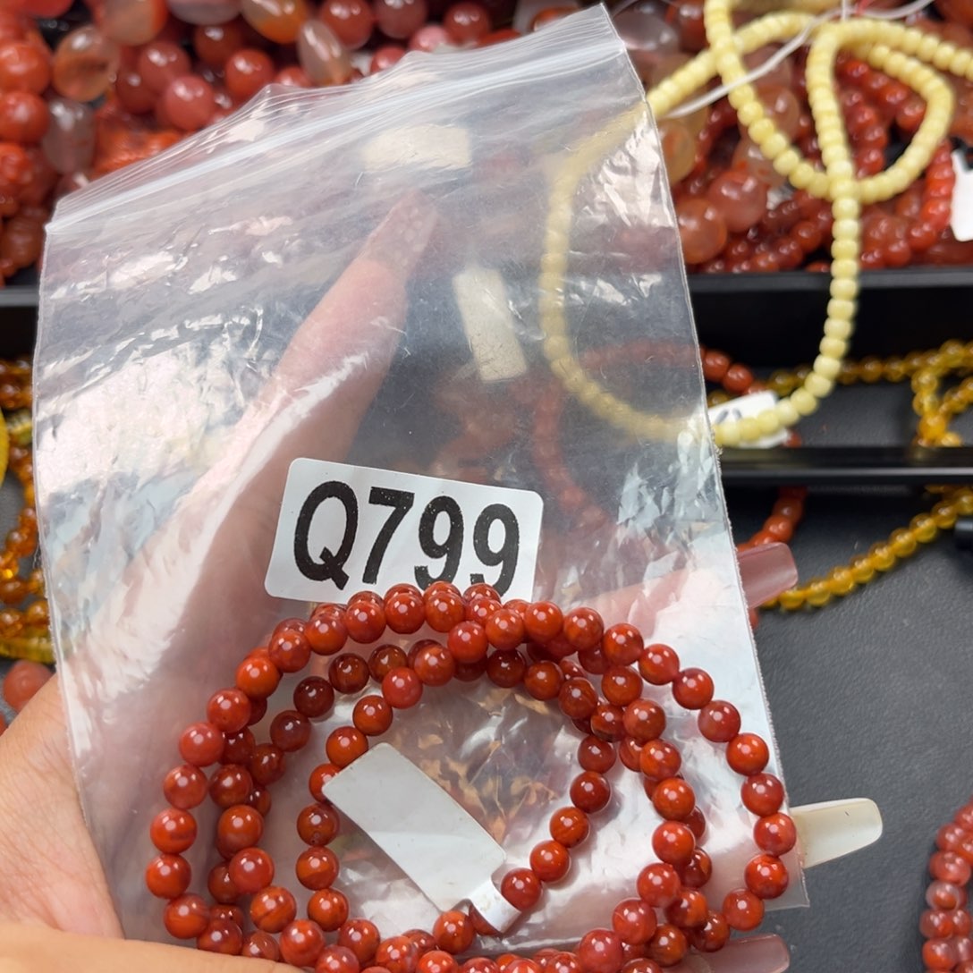 手链未镶嵌南红玛瑙金*莱