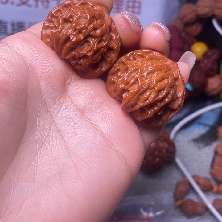 胡***三吊坠文玩核桃                   