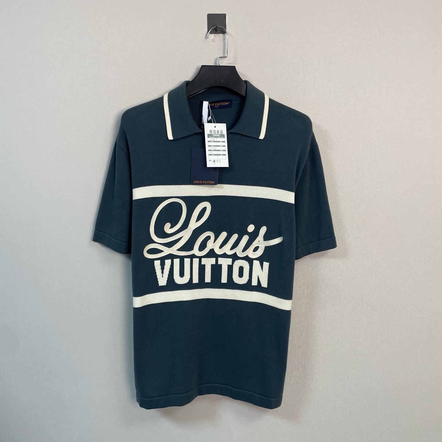 未使用 LouisVuitton/路易威登 刺绣短袖Plo衫/L码/未使用/10300