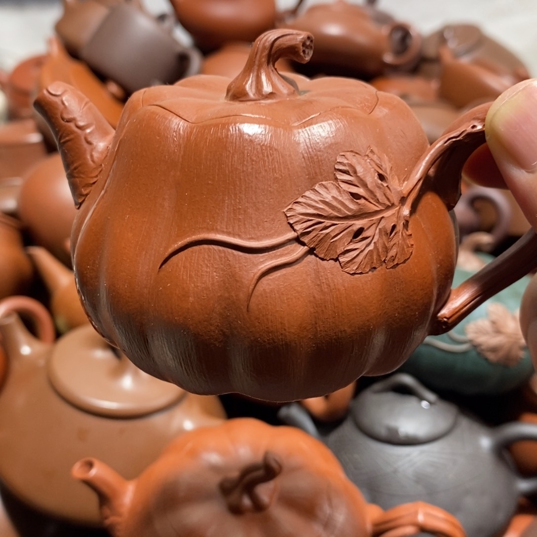 紫砂茶壶勒*李闪购商品紫砂壶