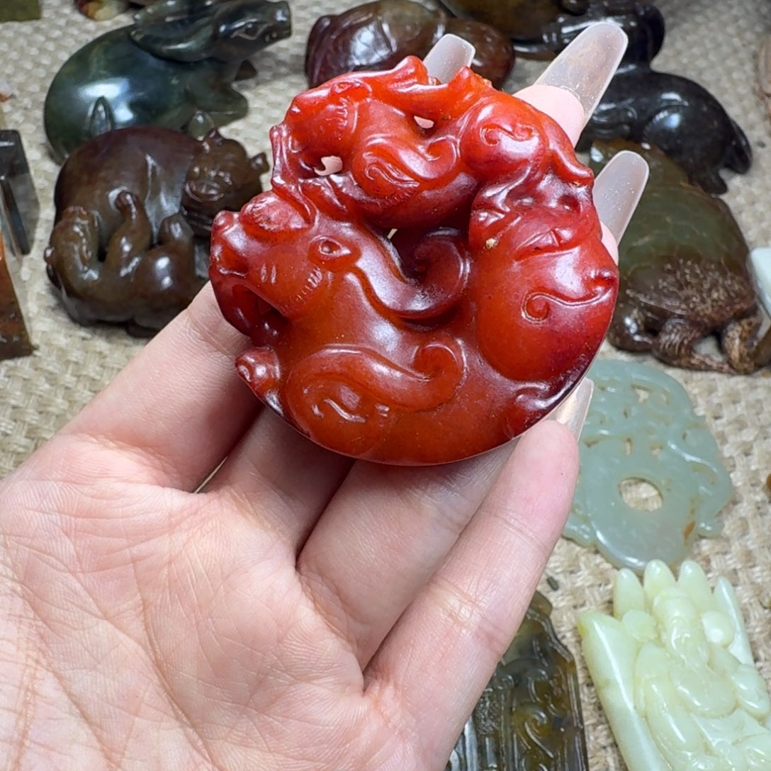 白玉菩提吊坠挂件