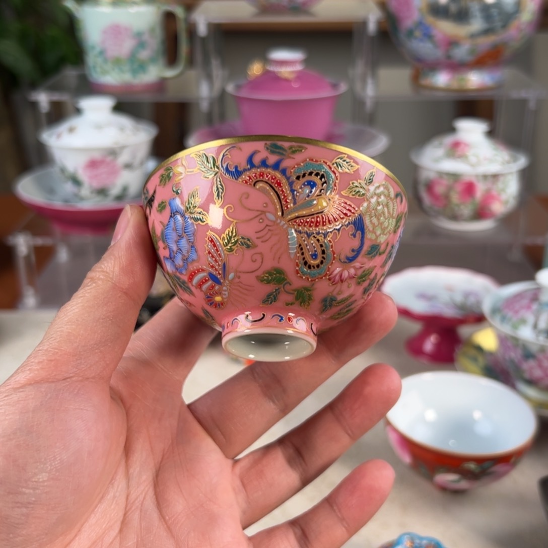 纯手工手绘 高端茶器