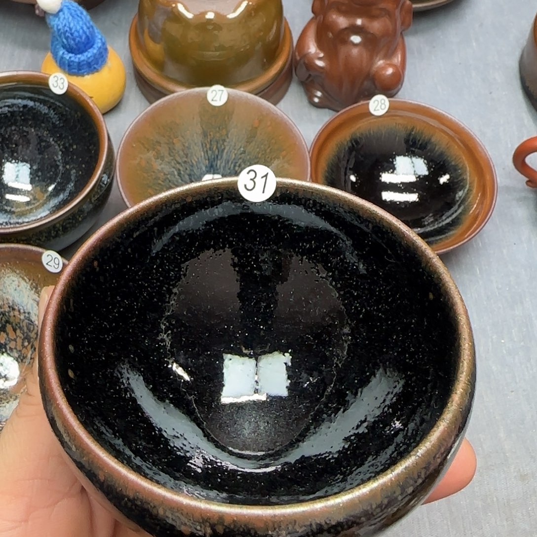 吉***青茶盏印春堂柴烧建盏