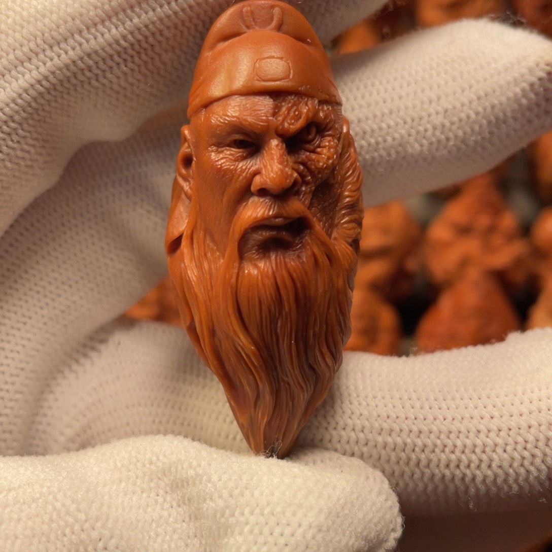 橄榄核手串/手链走**风一念关羽