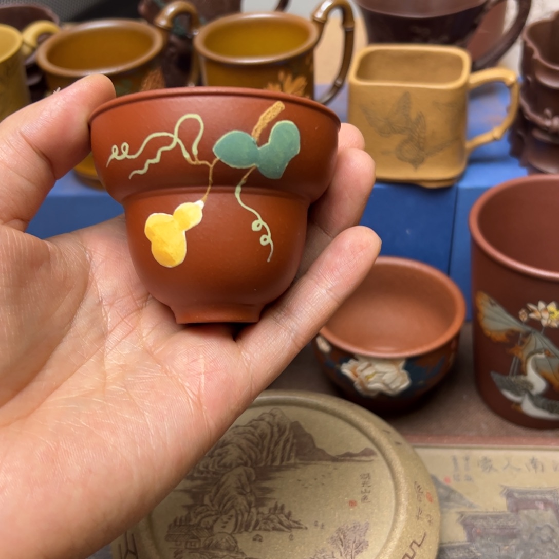 紫砂茶杯紫砂主人杯80cc