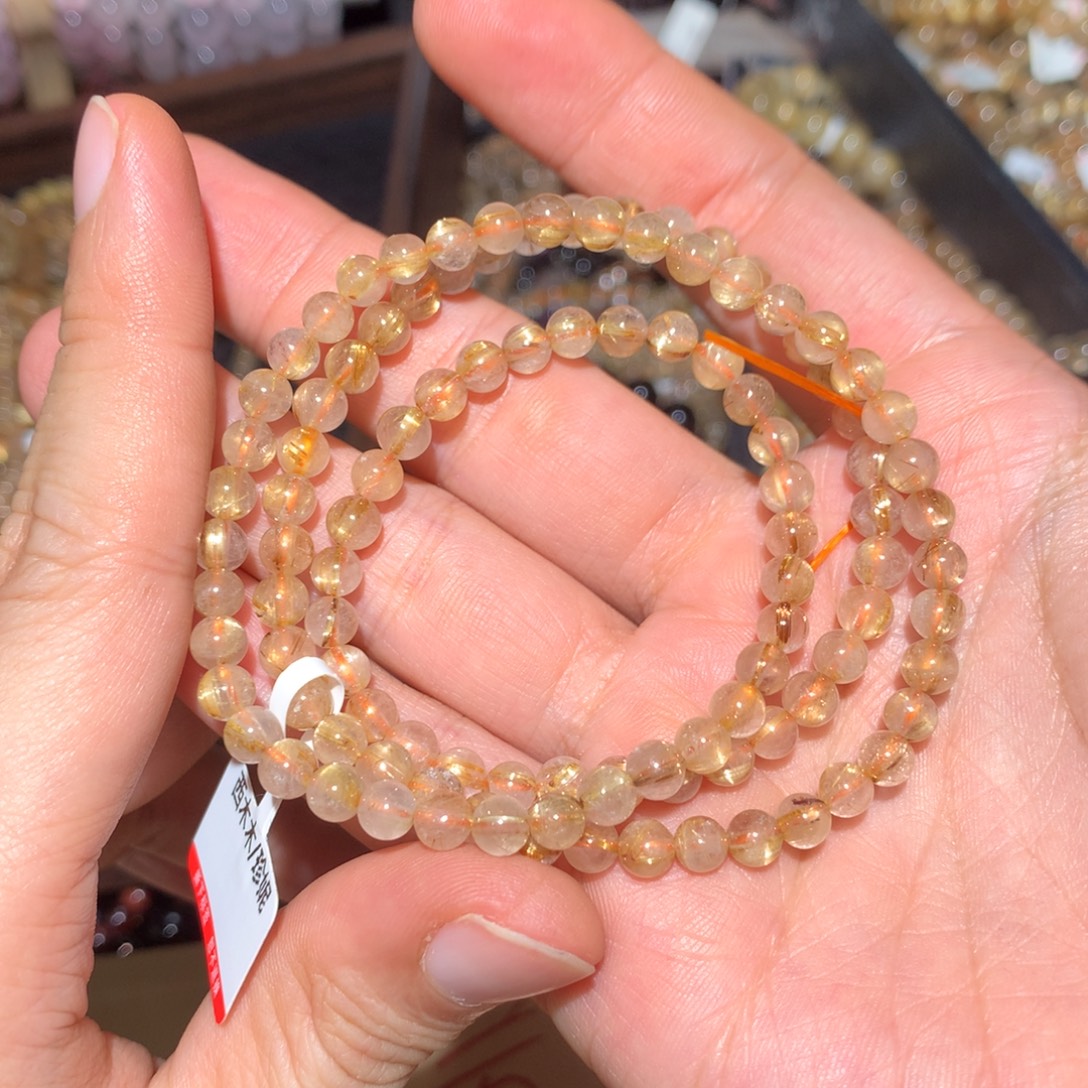 安***念水晶未镶嵌手链手链