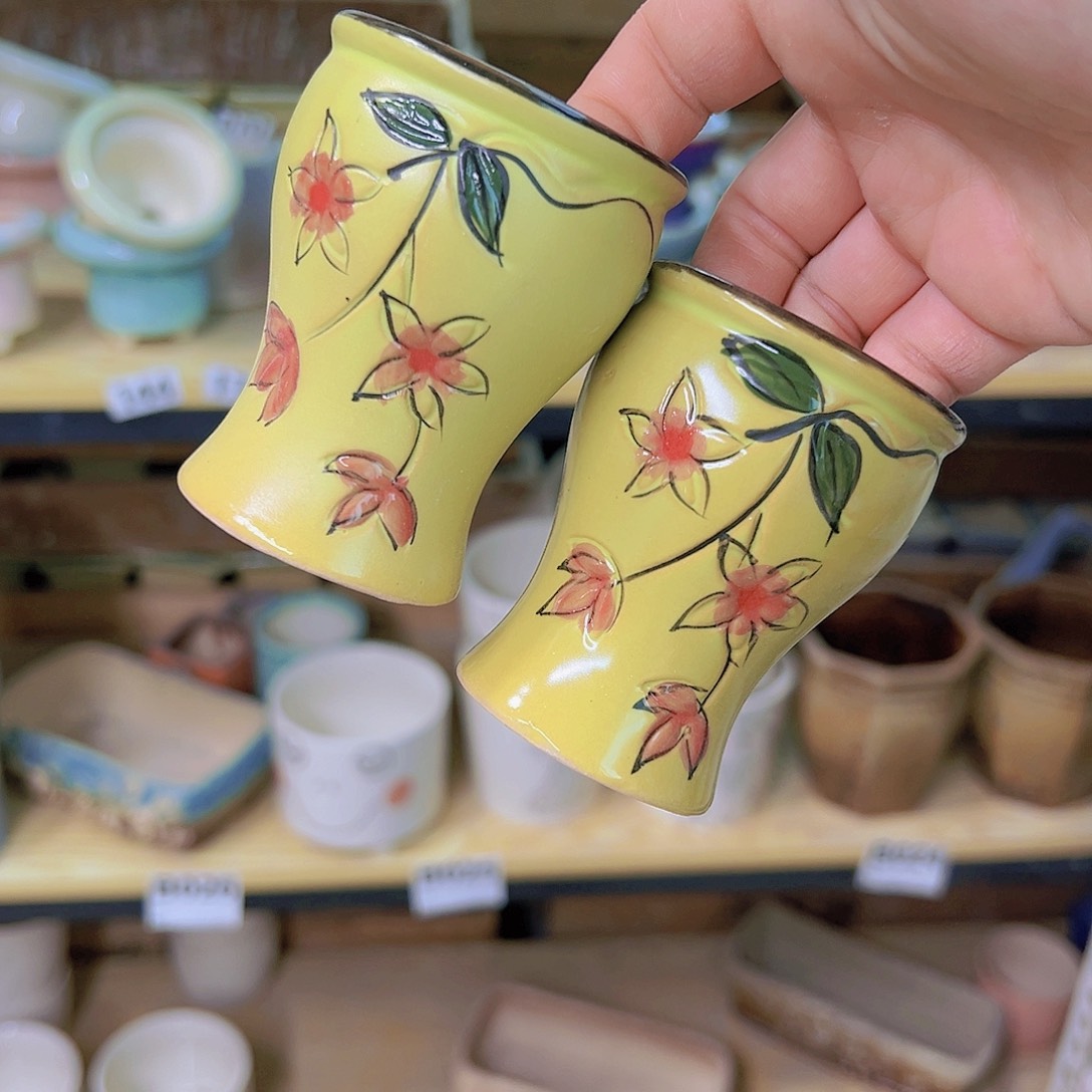 红陶陶瓷花盆当场满12包邮发货