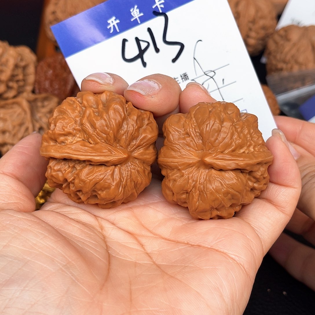 文玩核桃吊坠成**人一帆风顺39尺。 413
