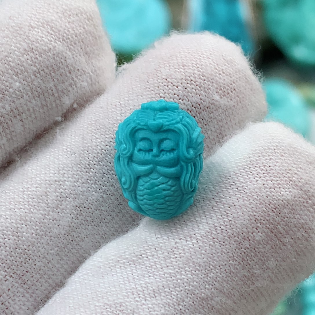 绿松石珠宝奇石未镶嵌