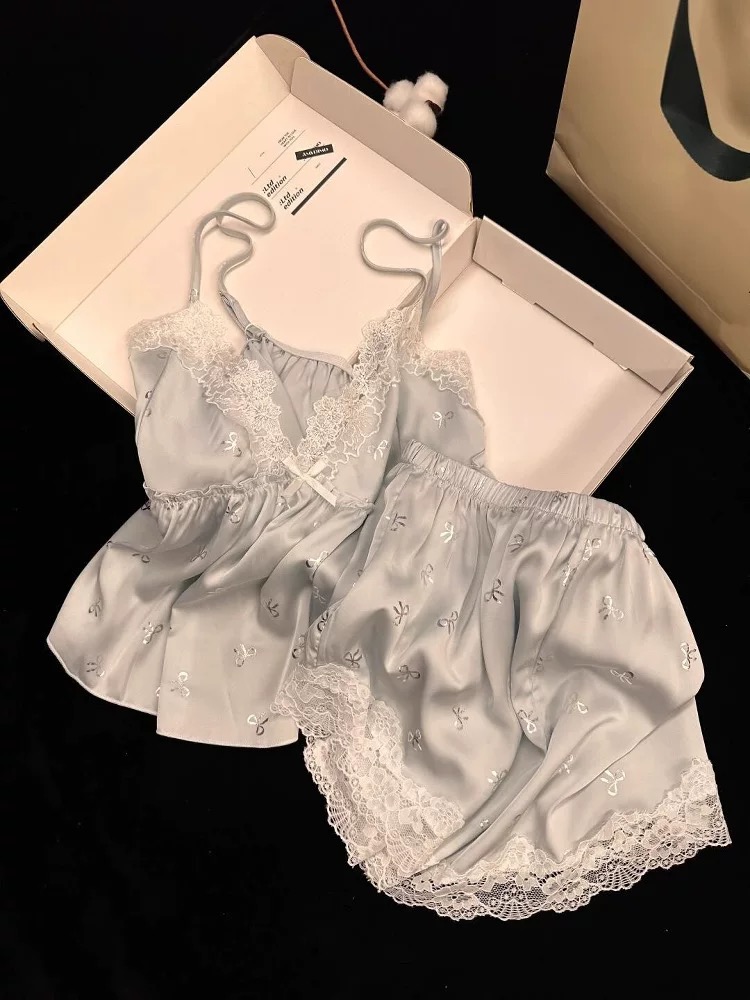 缎面（1-100）编码冰丝套装裙子睡衣家居服