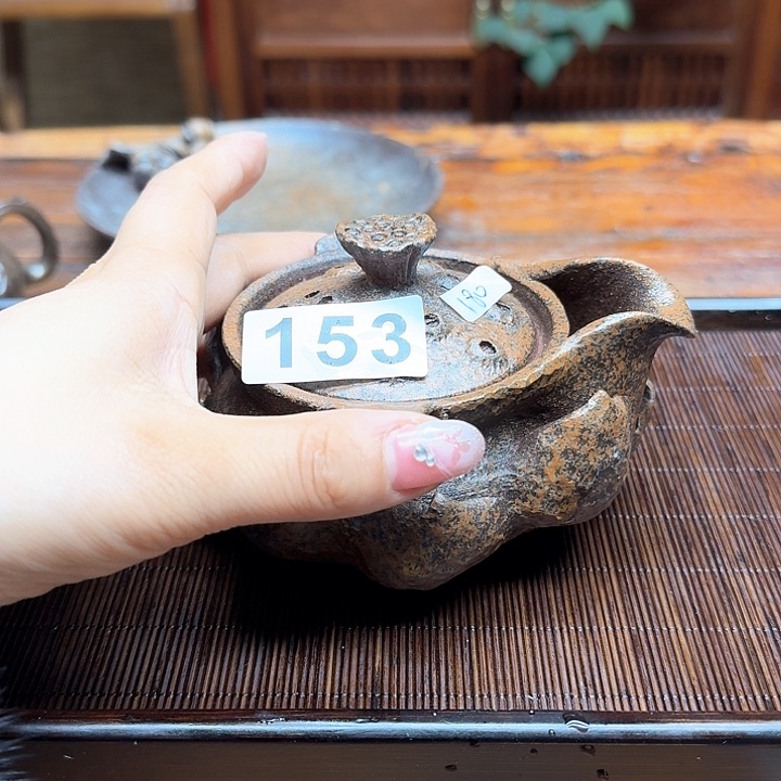 纯手工制作粗陶茶具