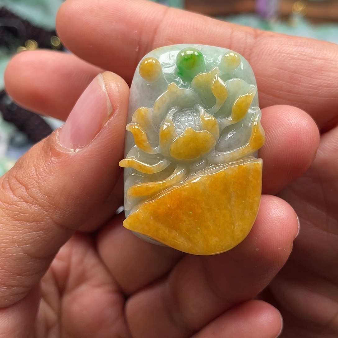 颈饰未镶嵌翡翠翡玉缘翡翠