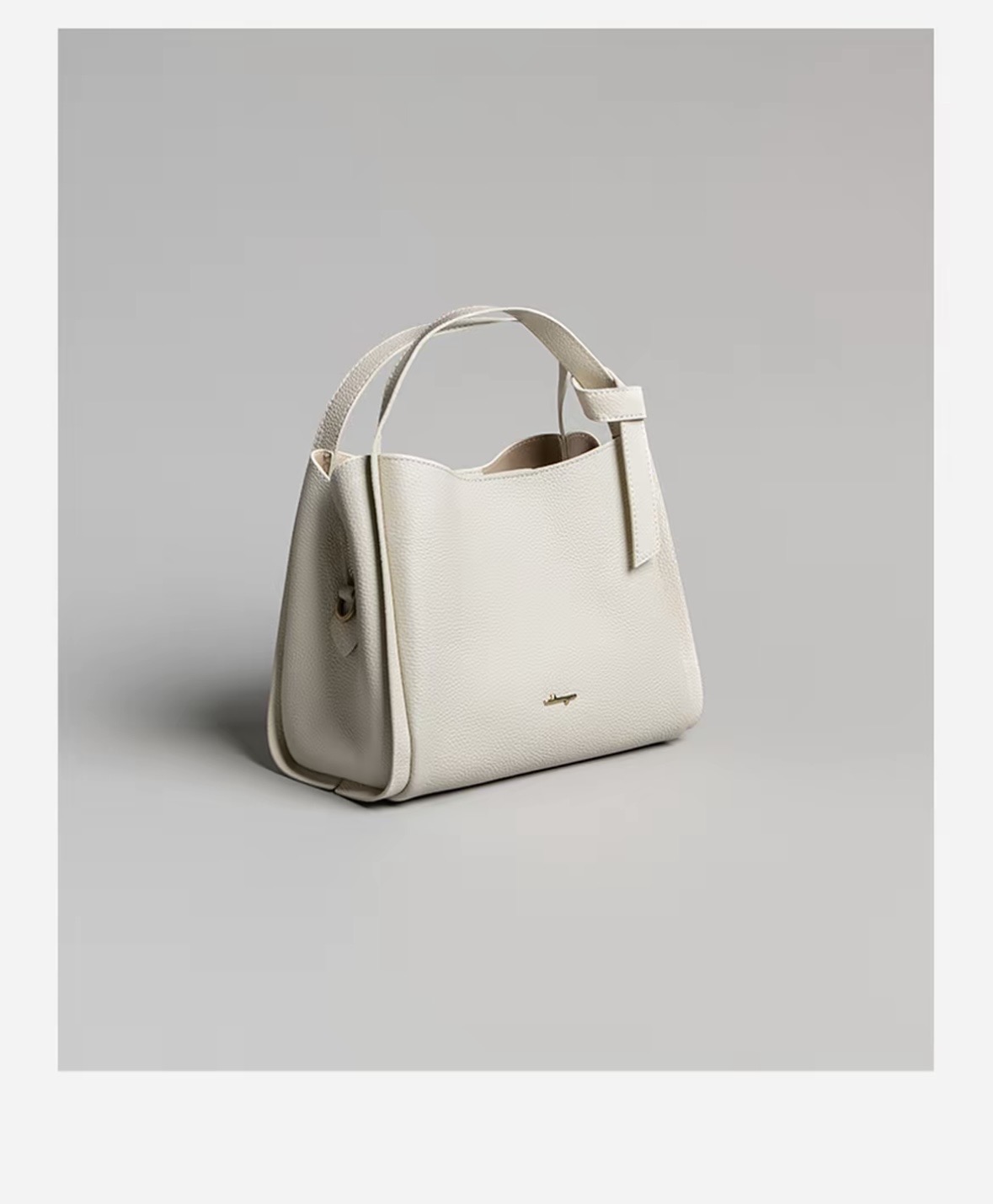 食草堂新款时尚百搭简约单间牛皮手拎包zb-349