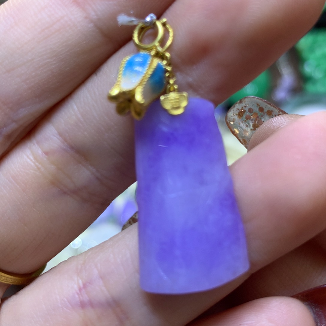 【闪购商品】翡翠颈饰18K金镶嵌翡翠