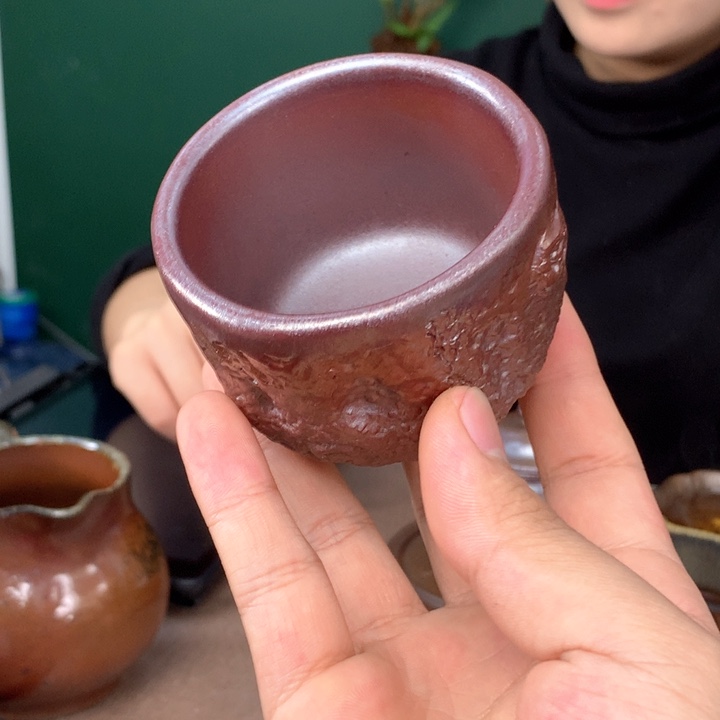 紫砂柴烧纯自然柴烧