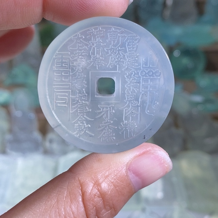 岫玉吊坠未镶嵌吊坠