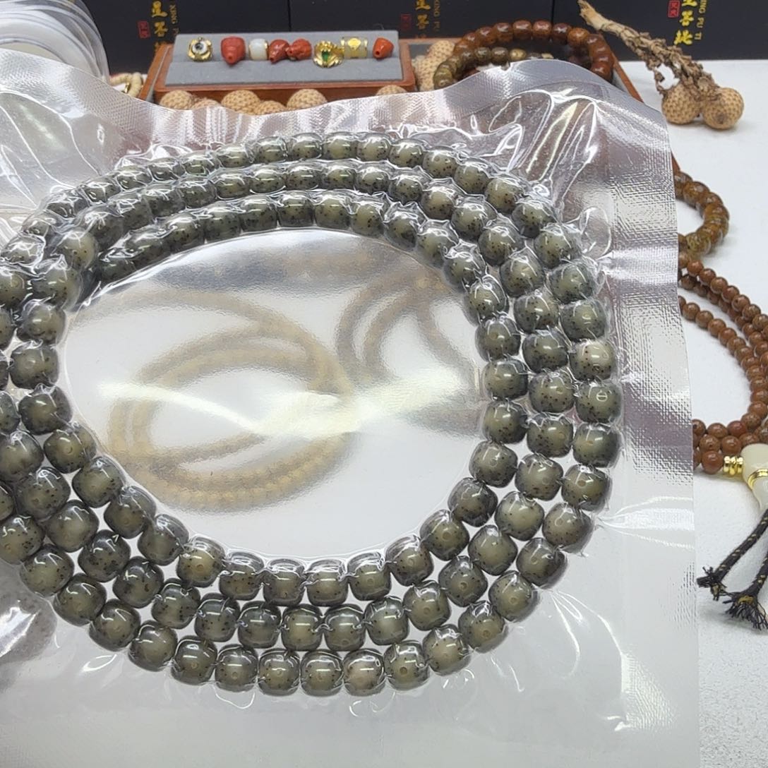 吊坠星月菩提25梵天小冰糖大眼睛针尖星8左右108一物一图