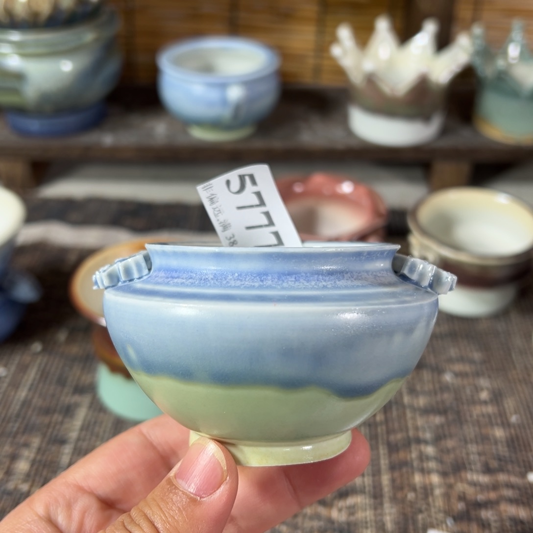 红陶景德镇手工花盆