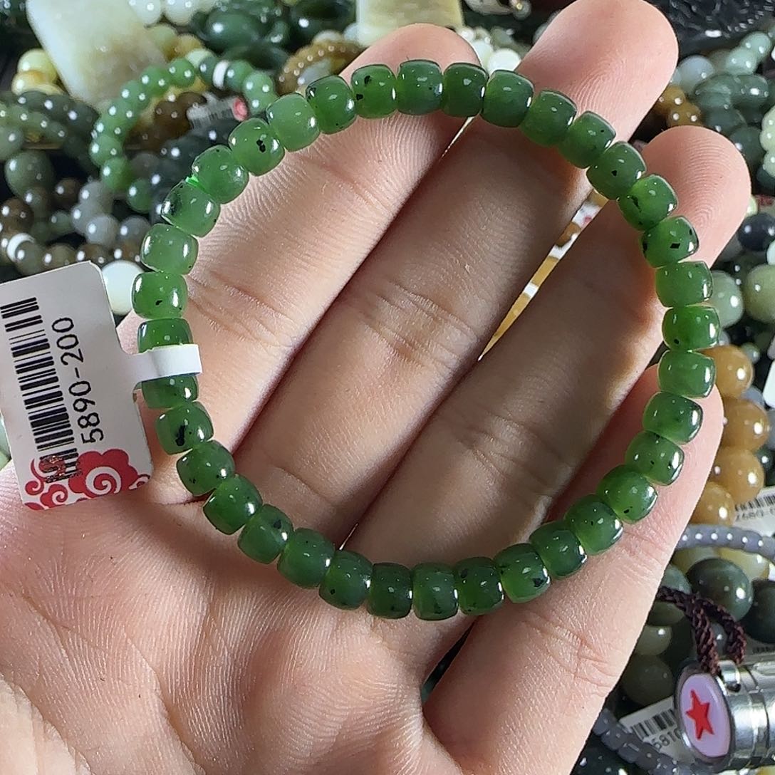 和田玉手链未镶嵌224