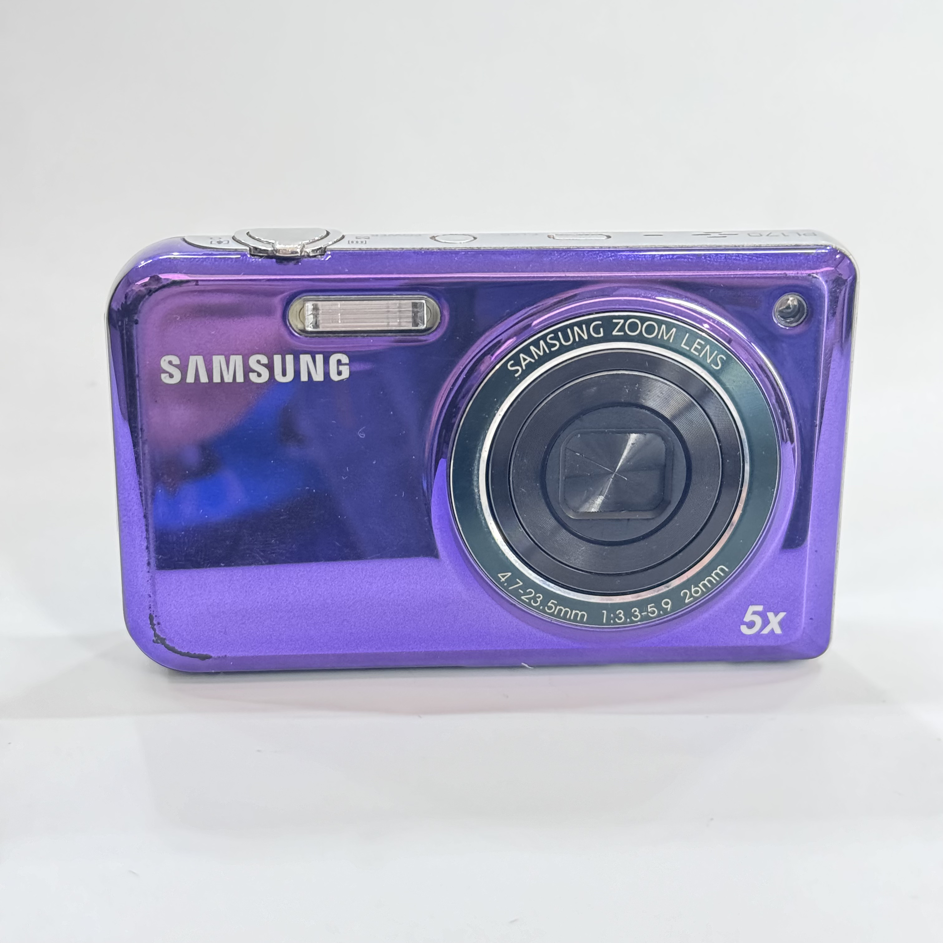 9新 Samsung/三星 pl170紫色1610w像素5x光变ccd数码相机