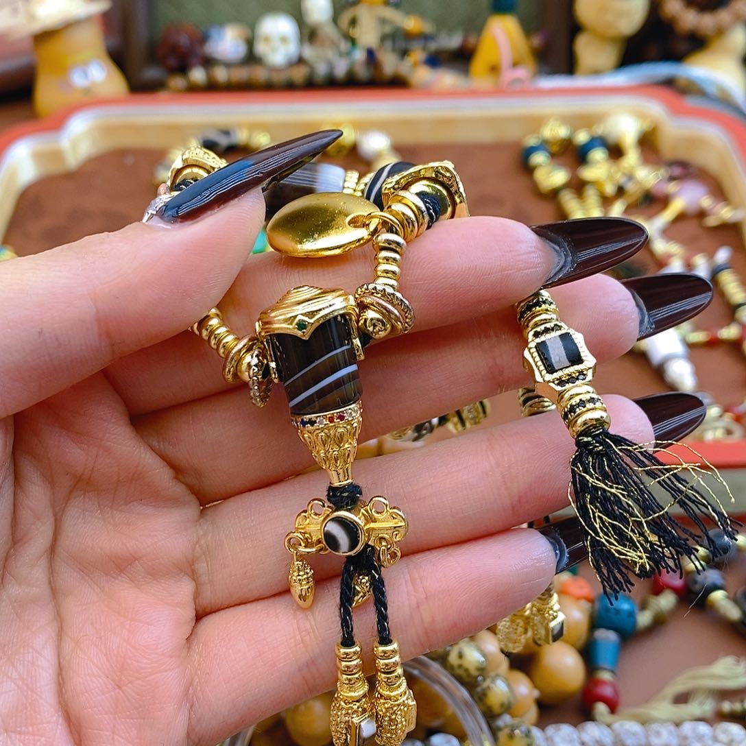 铜铁合金类新款全套上的万象➕三通➕备云➕弟子珠➕图片侧挂