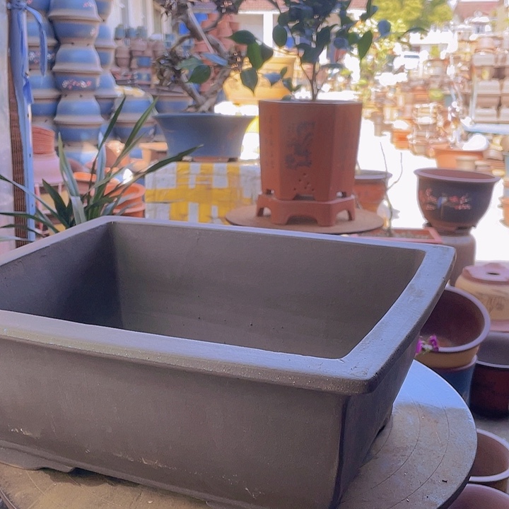 紫砂宜兴素面马槽40