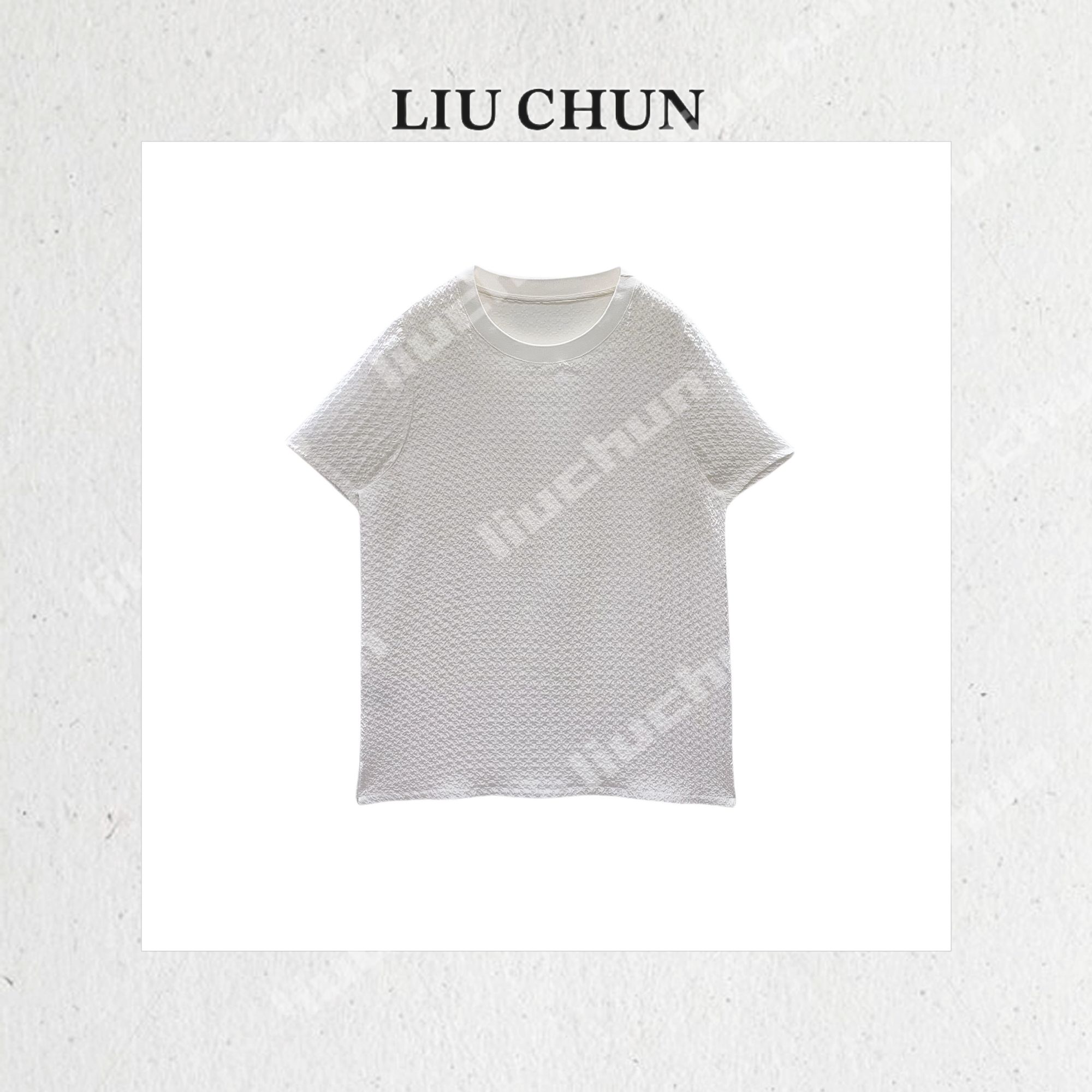 【纯色定织】CHUN家时尚夏季百搭宽松桑蚕丝T恤