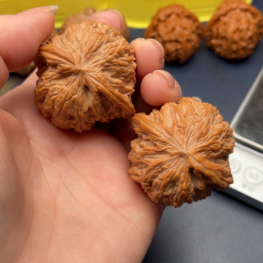 文玩核桃把件磨盘41