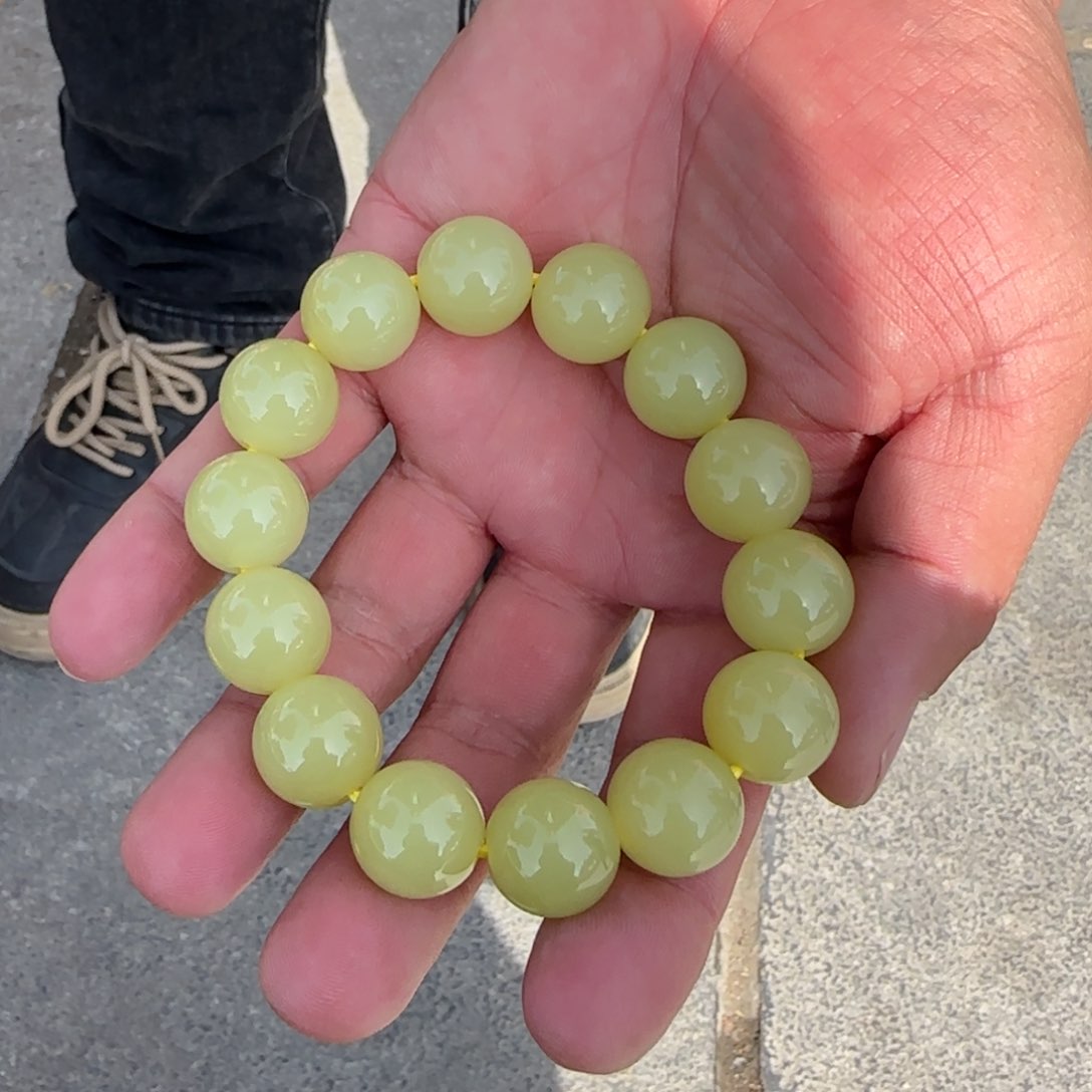 和田玉手链未镶嵌