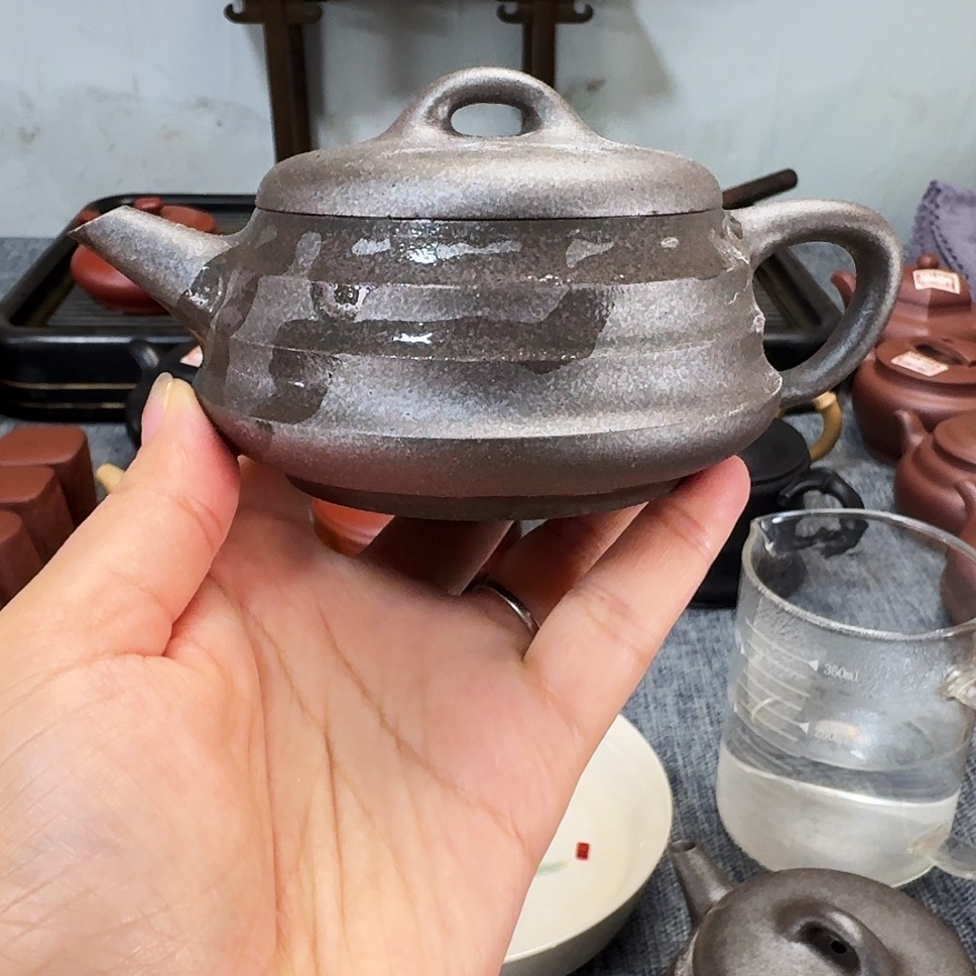 茶壶紫砂全手工紫砂壶步步高升