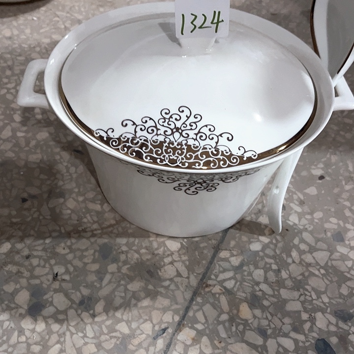 碗1324号微瑕碗盘，破损包赔补差价，不补发