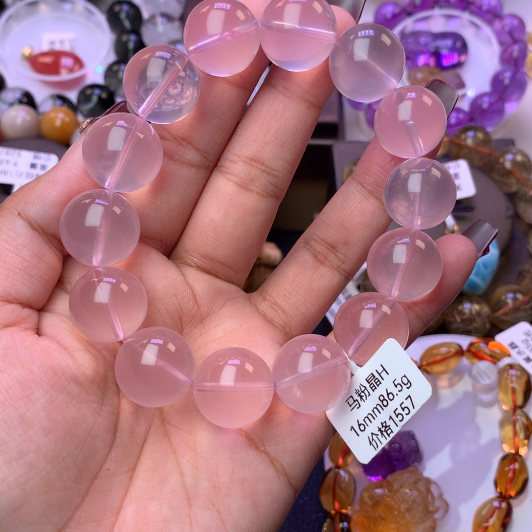 水晶手链未镶嵌熊***?手链