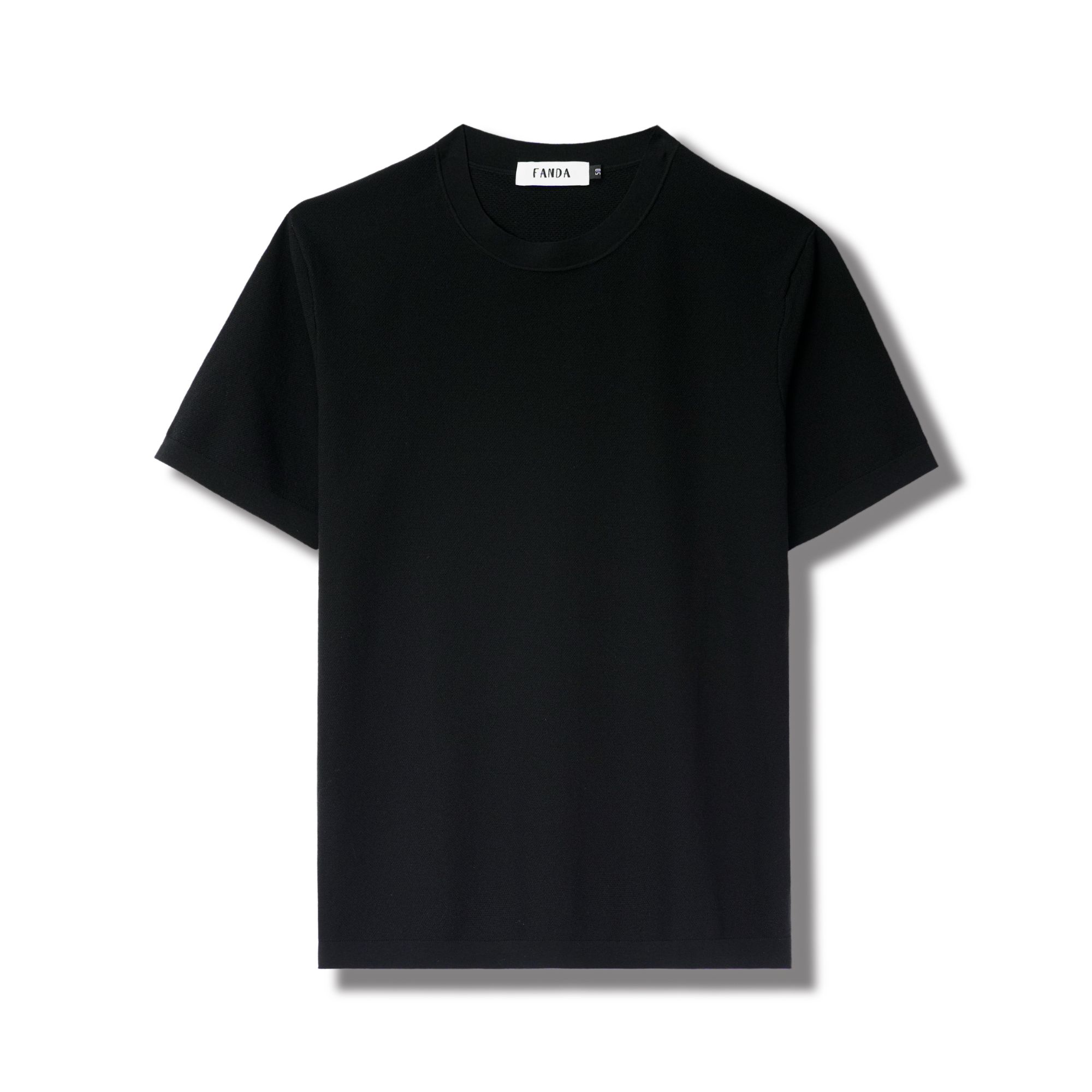 【文文的店】2025男士新款时尚百搭商务休闲（针织伊力特）T恤D6803