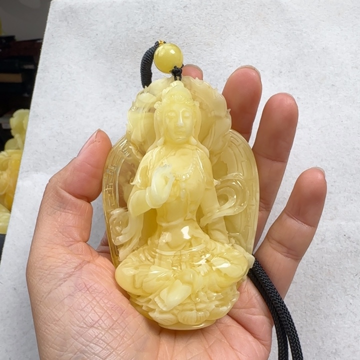 蜜蜡珠宝奇石未镶嵌新*姐