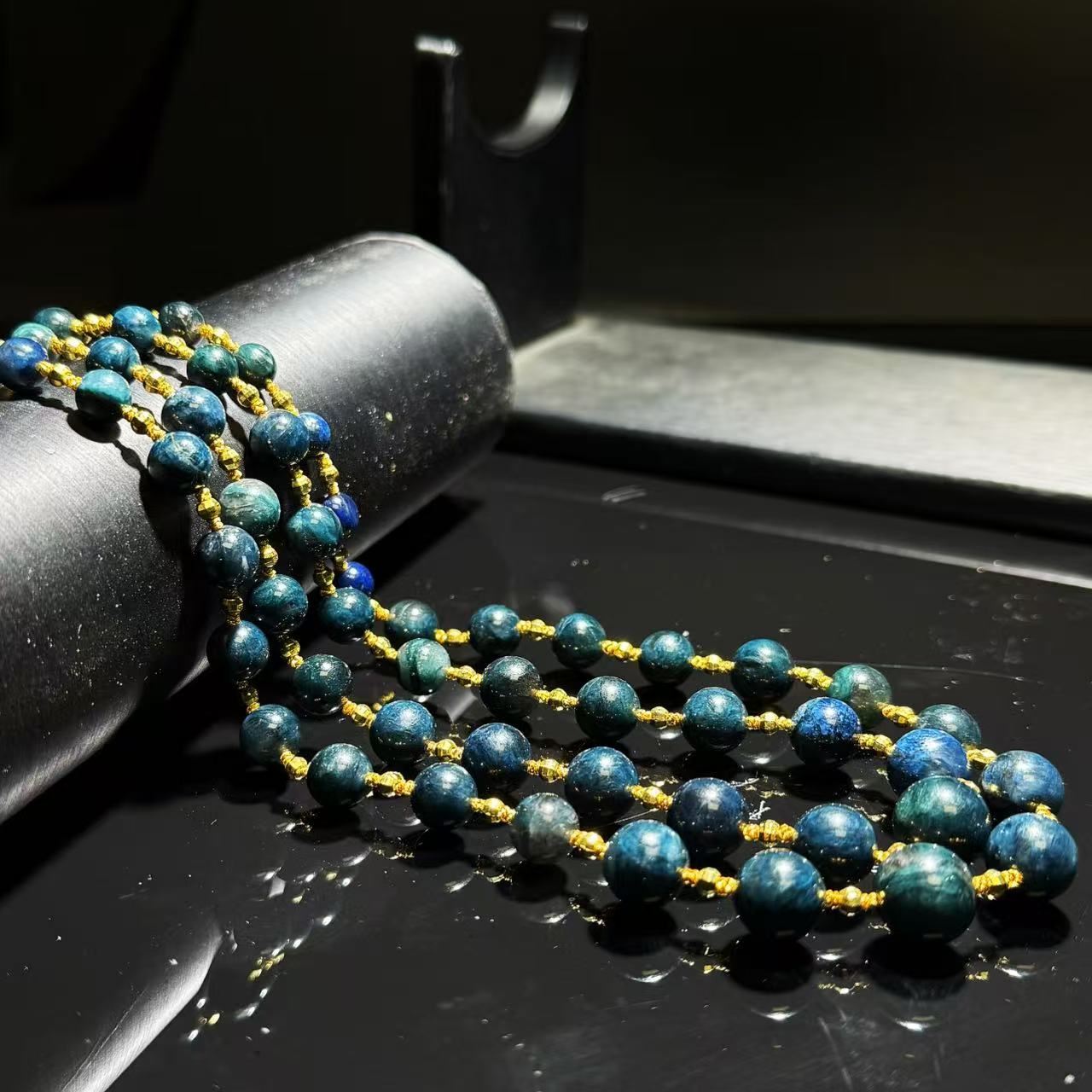 【皇后甄选】CX36 星际蓝SJL圆珠项链 多样性发其一