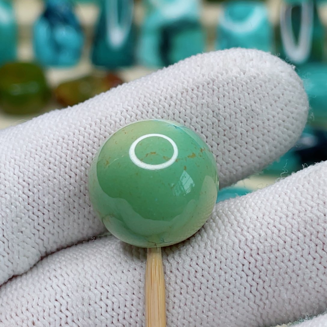 绿松石珠宝奇石未镶嵌可***忍