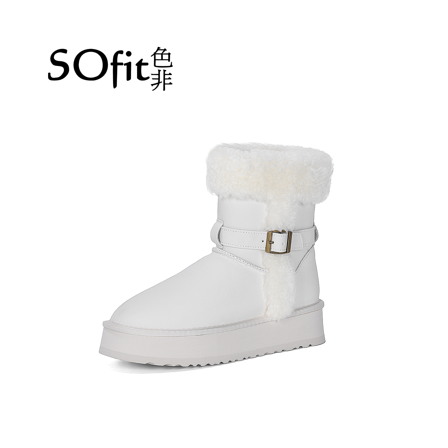 sofit色非【一一】增高cm时尚潮流百搭女士雪地靴9180
