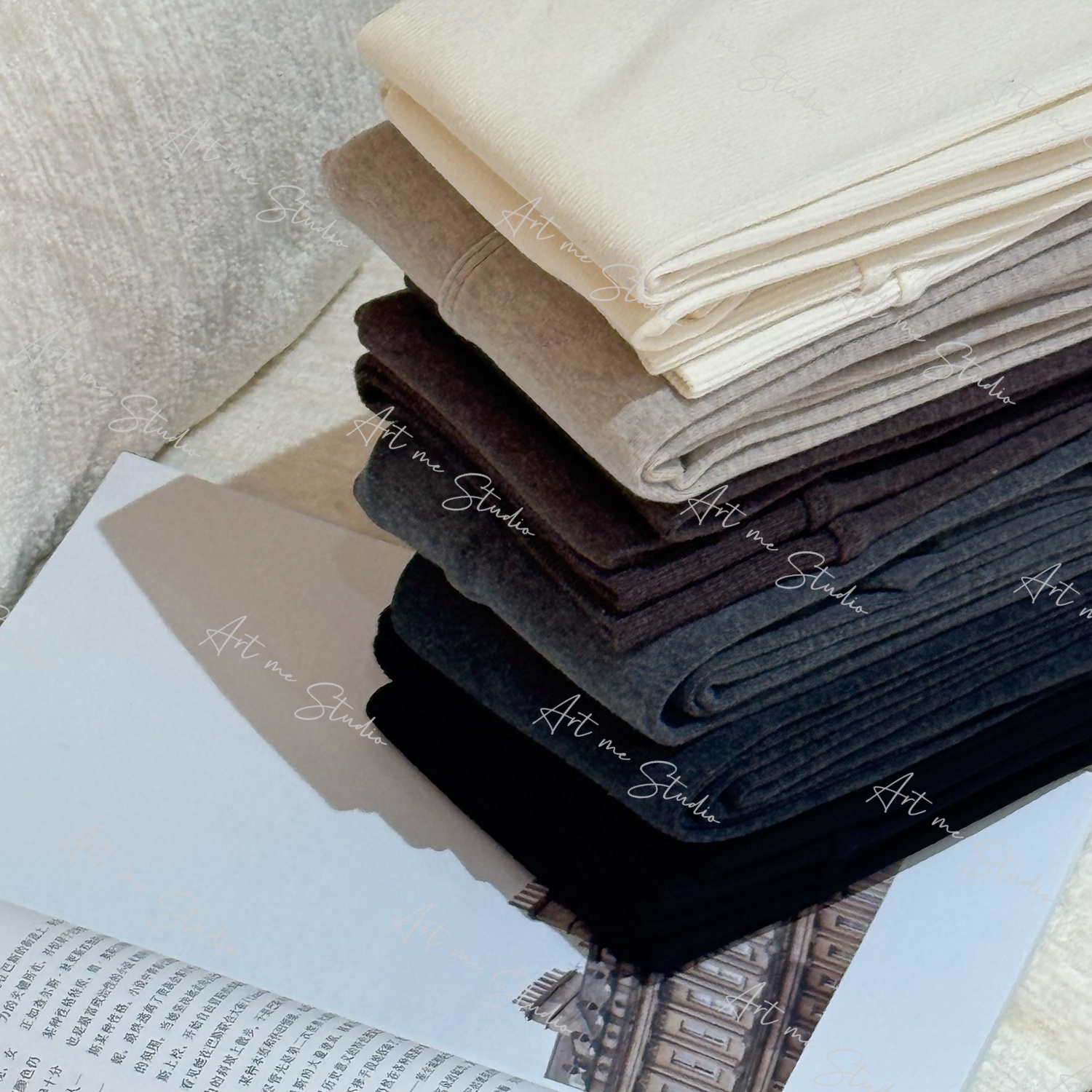 【ART ME】纯欲万能搭弹力加绒显瘦显腿长六色裤袜w24642r