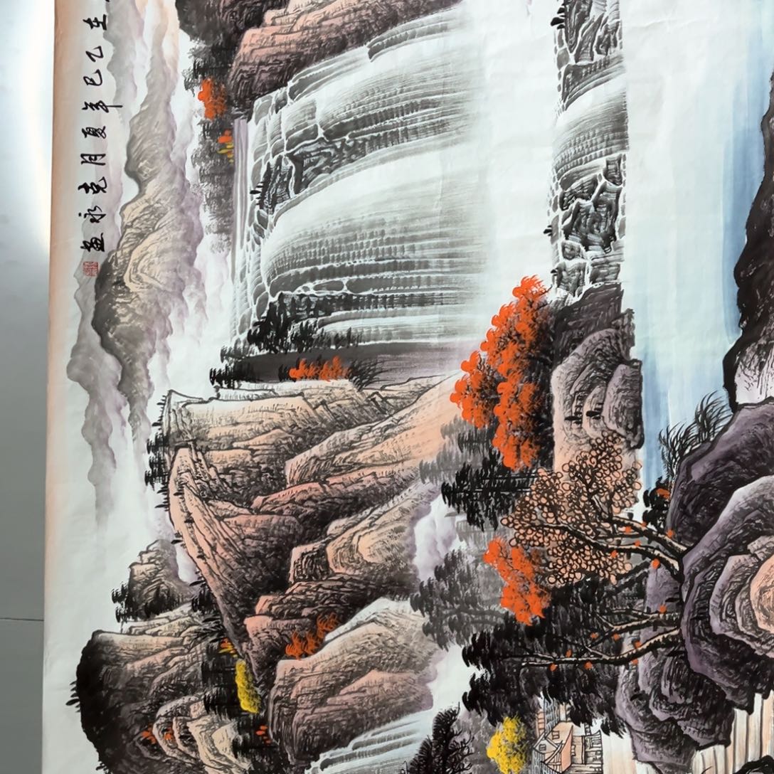 国画国画作品老师手绘