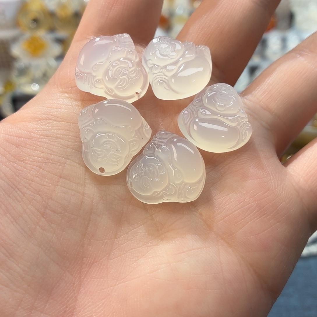 玛瑙/玉髓未镶嵌吊坠(不含链)