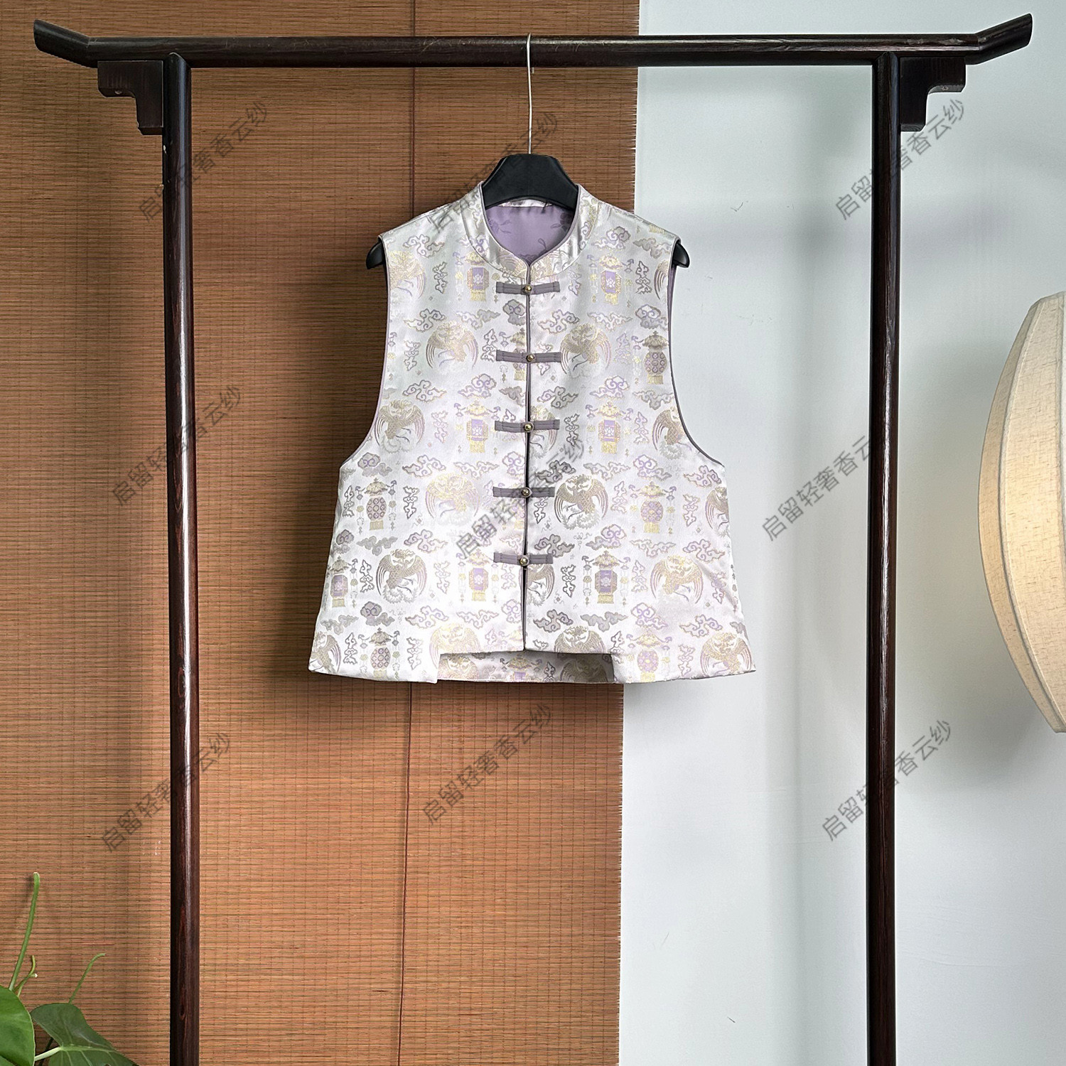 【253557】祥云 国风新中式45姆米  宋锦马甲