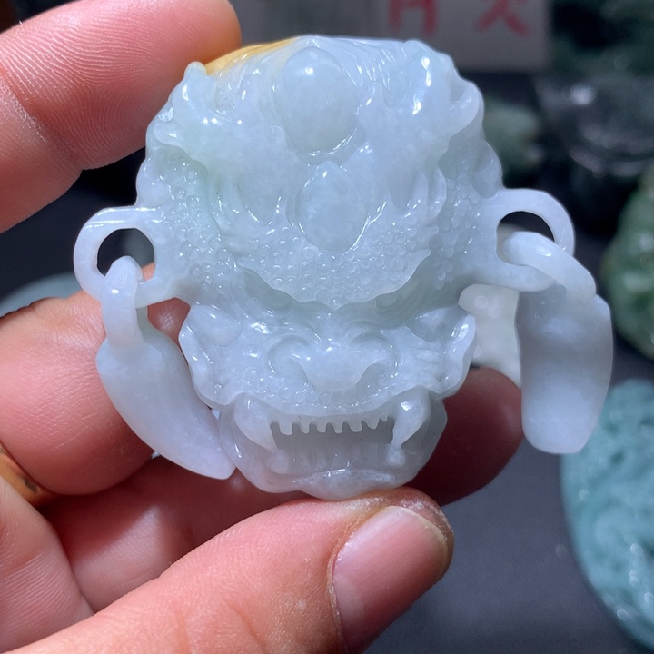 翡翠未镶嵌颈饰保真天然a货翡翠