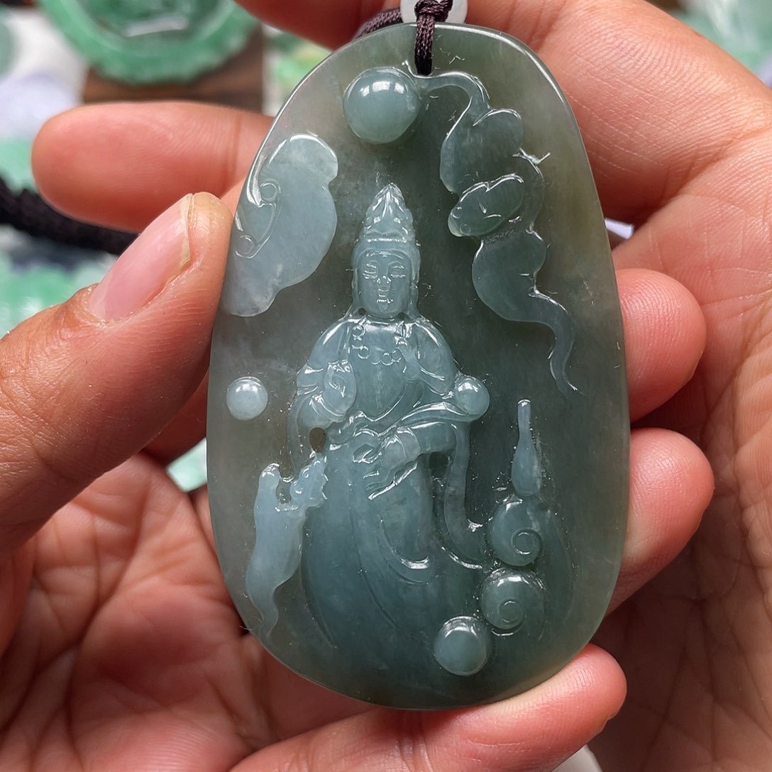 颈饰未镶嵌翡翠翡玉缘翡翠