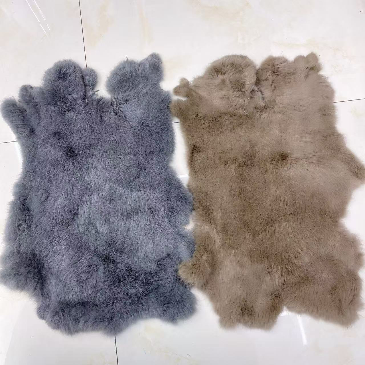 特价真兔皮整张大尺寸手工制作DIY饰品护腰膝女包袖口坐垫皮原料