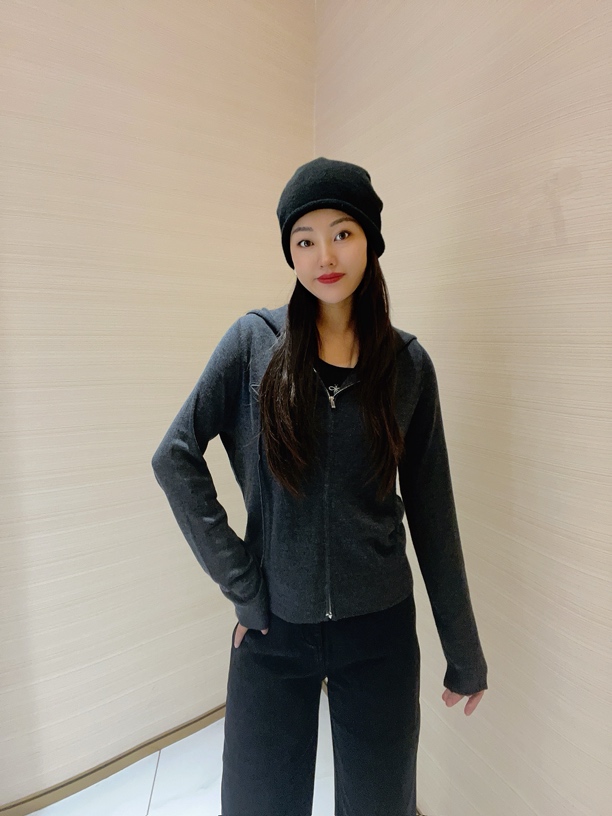秋季春秋休闲风女印花连帽短外套短款休闲开衫宽松