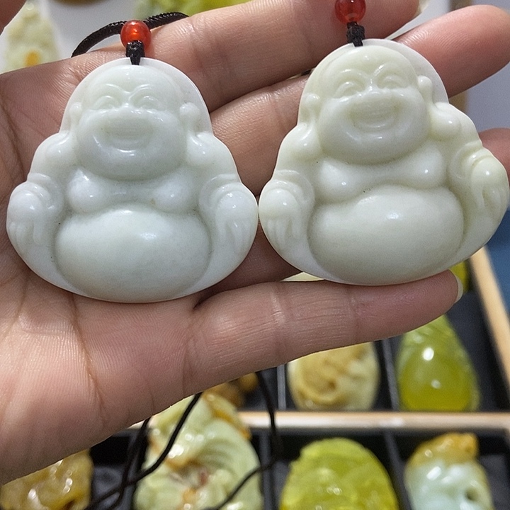 蛇纹石玉未镶嵌挂件