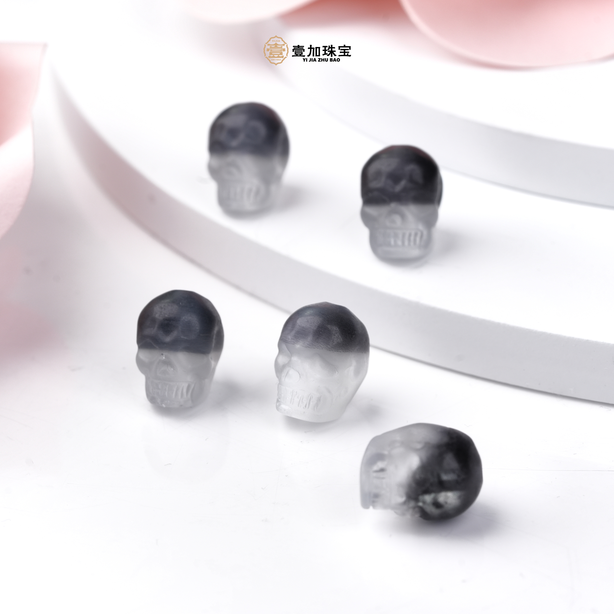 壹加安琪 | 黑白阿呆单珠吊坠多样性发一