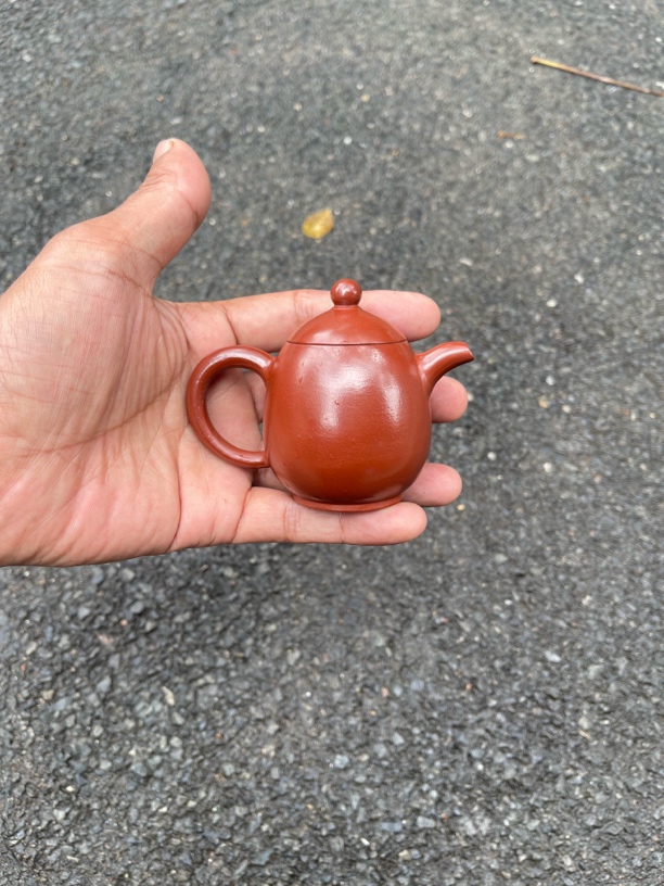 古龙蛋款手拉壶！容量100毫升！朱泥大江袍！做工精细！出水爆爽