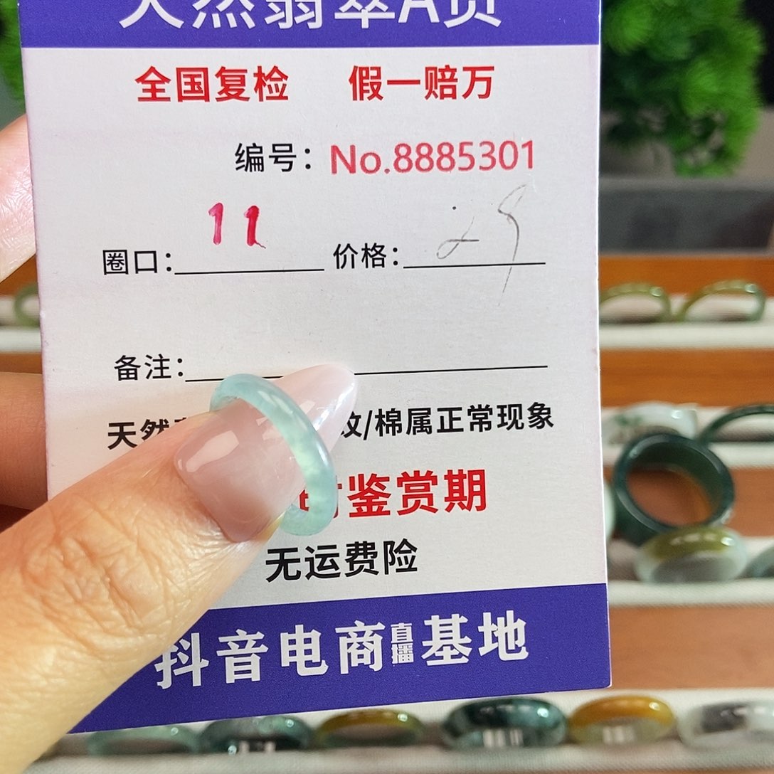翡翠戒圈未镶嵌5301......