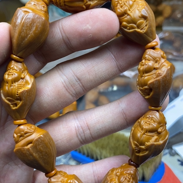 橄榄核手串/手链橄榄核雕工艺手串
